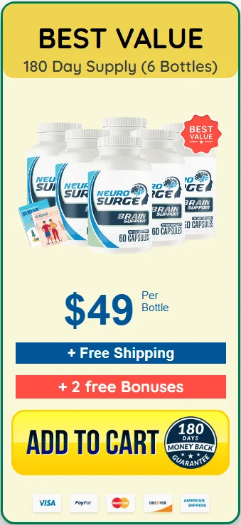 neuro surge 6 bottles price